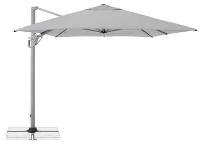 Produktbild von Doppler Active 260 x 350 Side, Terrassenschirm, Rechteck, Hellgrau, Stoff, Polyester, Stahl, Aluminium