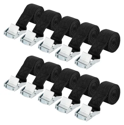 Zdjęcie produktu dla Paski mocujące, 10 sztuk, 25 mm x 1 m, poliester, klamra cynkowa, udźwig 250 kg