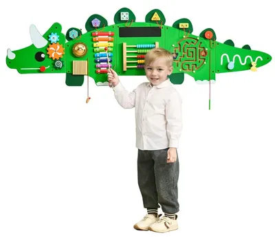 Produktbild von Montessori-Aktivitätenwände – 12 Aktivitäten – Sensorisches Wandspielzeug für Kinder – Montessori-Lernaktivitäten – Spielzimmer