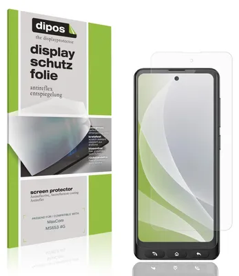 Zdjęcie produktu dla 4 folie ochronne do telefonu MaxCom MS653 4G, matowe, do ochrony ekranu