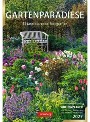 Obrázok produktu pre Gartenparadiese Wochenplaner 2027 - 53 faszinierende Fotografien