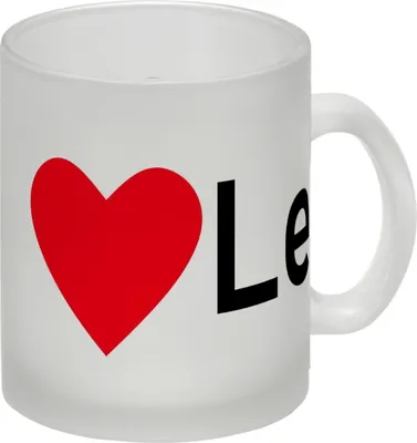 Produktbild von Weiße Tasse Leipzig - Glas Tasse