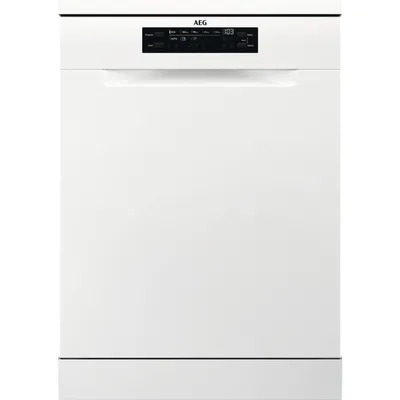 Produktbild von AEG 6000 SatelliteClean / Standgeschirrspüler 60 cm / AirDry - perfekte Trocknungsergebnisse / MaxiFlex Besteckschublade FFB6491AZW Weiß