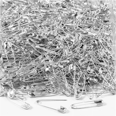 Obrázok produktu pre Kreotime - Spínací špendlík Crea com Strieborná farba 22 mm | Krabička 500 kusov