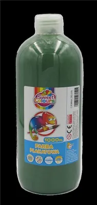 Zdjęcie produktu dla Farba plakatowa ciemno zielona 1000ml