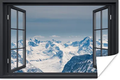 Produktbild von MuchoWow® Poster Aussicht - Berg - Landschaft 30x20 cm - Plakate - Print