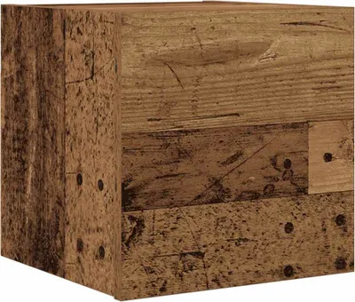 Produktbild von vidaXL TV-Wandschrank Altholz-Optik 30,5x30x30 cm