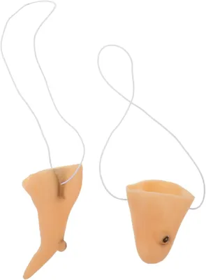 Productafbeelding van Heksen Neuzen - Verkleedaccessoires - Cosplay Feest - Realistisch Ontwerp - 6 Sets - Geel