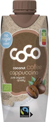 Obrázek produktu pro CoCo Coconut Coffee – Cappuccino, 330 ml, balení 18 kusů