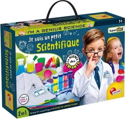 Obrázok produktu pre Vedecká súprava pre deti LISCIANI Génius Science, Som malý vedec, od 5 rokov, Jednoduché experimenty