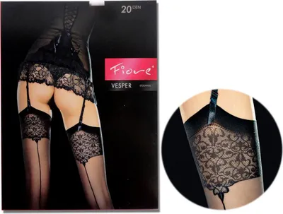 Image de FIORE VESPER CHAUSSETTES AVEC TAILLE RENFORCÉE 4 Black