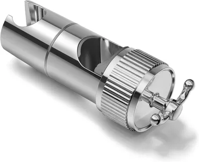 Obrázok produktu pre Držiak sprchovej hlavice, s háčikmi, 16-28 mm, otočný o 45°, chróm, do kúpeľne
