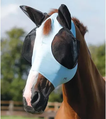 Image de Premier Equine Comfort Tech Élasthanne Masque anti-mouches Marron M Marron M