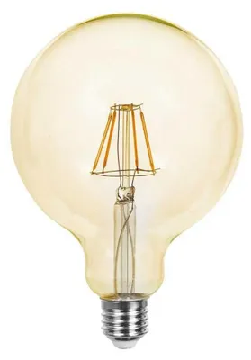 Immagine prodotto di V-TAC VT-2153 Lampadina led 12W globo a filamento ambrato E27 G125 vetro ambra bianco caldo 2200K - SKU 217456