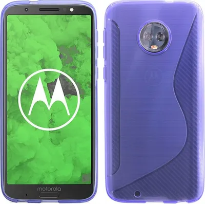 Produktbild von Motorola G6 Handy Silikon Schutzhülle Cover Case Lila