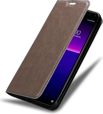 Immagine prodotto di Cadorabo cover per Sony Xperia 20 cover protettiva in marrone custodia per cellulare cover chiusura magnetica