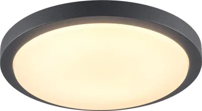 Produktbild von SLV AINOS Deckenleuchte, LED, 3000K, rund, anthrazit, mit Sensor