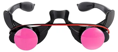 LED-Brille mit roten Leuchtaugen – Gruselmaske für Halloween