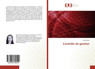 Produktbild von Contrôle de gestion