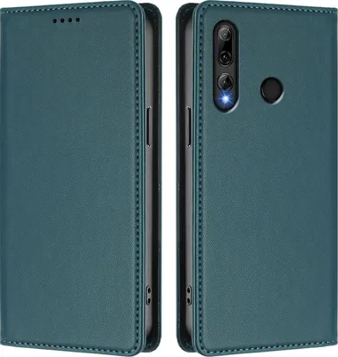 Obrázek produktu pro Kožené pouzdro pro Honor 20 Lite/Honor 10i, magnetické flipové pouzdro zPolyuretankůže se stojánkem Zelená