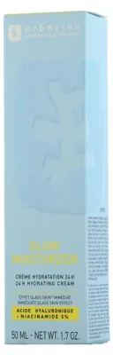Zdjęcie produktu dla Erborian Glow Moisturizer, Kobiety, 50 ml, Krem, Skóra uniwersalna, All ages, Nawilżający, Wygładzający, Rozjaśniający