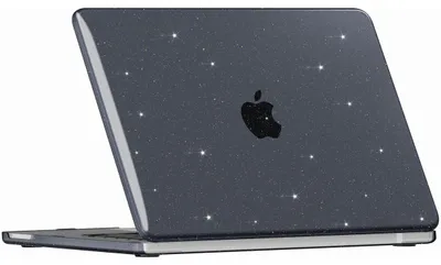Produktbild von Mobigear Sparkle MacBook Neo 13 Zoll (2026) Hartschalenhülle, MacBook-Schutzhülle - Schwarz - Modell A3404