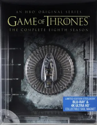 Obrázok produktu pre Hra o tróny - Pieseň ľadu a ohňa Season 8 Steelbook 4K UHD [4xBLU-RAY+4xBLU-RAY 4K]