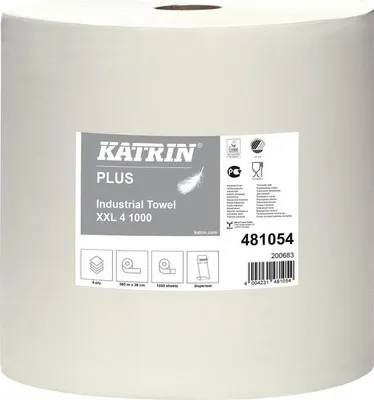 Produktbild von ELOS Putzpapier weiss 4-lagig 38x36cm 1000 Blatt