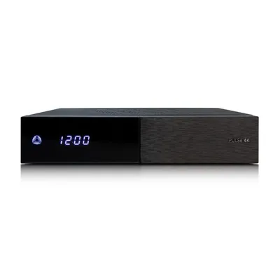 A product shot of a satellite receiver on a white background.