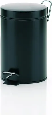 Produktbild von Kela Kosmetikeimer Graphit Metall schwarz 26cm 17cmØ 3l, 20903
