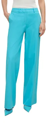 Produktbild von Comma Stoffhose Loose Fit High Rise Straight Leg mit Reißverschluss, Gürtelschlaufen, Regular-Länge