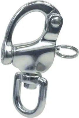 Produktbild von Euromarine Wirbelschäkel Silber 70 mm Silber 70 mm