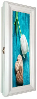Productafbeelding van Houten sleutelkast, wandorganizer met vintage look