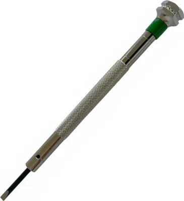 Imagen del producto de Destornillador de acero inoxidable 2.00 mm Boley con mango verde