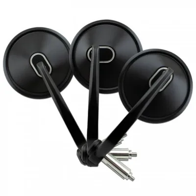 Image de Rétroviseur d'extrémité de guidon PRO 1 alu noir M6