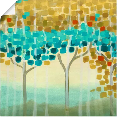 Produktbild von ARTland Poster Waldmosaik II Größe: 50x50 cm
