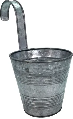 Produktbild von Metall Balkon-Hängetopf verzinkt - Ø16 cm - Blumentopf
