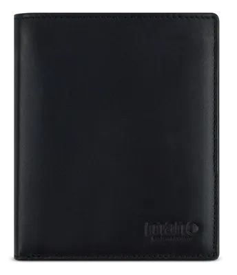 Produktbild von mano Leder Geldbörse Don Andrea RFID Coin Wallet With Flap Black schwarz