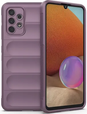 Produktbild von Samsung A32 4G Hülle, Weich TPU Silikon Stossfest Anti-rutsch Schutzhülle für Samsung Galaxy A32 4G Lila