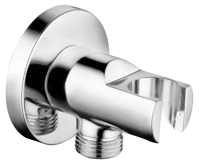 Produktbild von Brausehalter für WC-Handbrause oder Dusche Messing verchromt