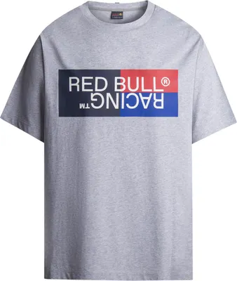 Produktbild von Red Bull Racing Colour Block Logo Tee Kurzarm-t-shirt Grau XL Mann Grau XL