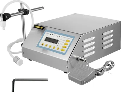 Produktbild von Plnicí stroj VEVOR GFK-160 Plnicí stroj na kapaliny 5 ml-3500 ml s nožním spínačem LCD