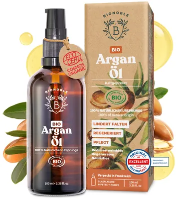 Zdjęcie produktu dla Bionoble Organiczny olej arganowy 100 ml