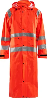 Produktbild von Blakläder High Vis Regenmantel Level 1 in div. Farben, Farbe:orange, Größe:3XL