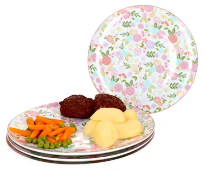 Produktbild von Sweet Flower 4-tlg. Essteller 4 Personen Blumen Speiseteller Ø 27 cm Ritzenhoff