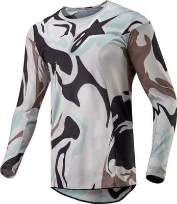 Zdjęcie produktu dla Alpinestars Racer Tactical Motocross Jersey, weiß/kamuflaż, XL