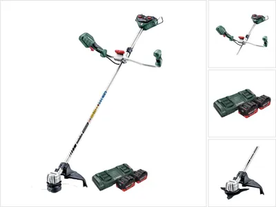 Produktbild von Metabo FSB 36-18 LTX BL 40 Akku Freischneider 36 V ( 2x 18 V ) Zweihandgriff Brushless + 2x Akku 8,0 Ah + Doppelladegerät