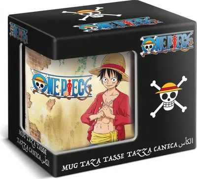 One Piece Wanted Mok, 325 ml, Keramik, Weiß