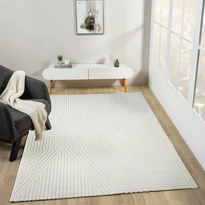 Produktbild von Moderner Kurzflor Teppich Wohnzimmer Schlafzimmer Skandinavisch In&Outdoor geeignet