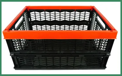Immagine prodotto di Novaliv scatole pieghevoli pieghevoli robuste | 6x 30L rosso nero cestini per la spesa|set di scatole pieghevoli per il trasporto scatola di stoccaggio cestini per la spesa cestini di stoccaggio cucina